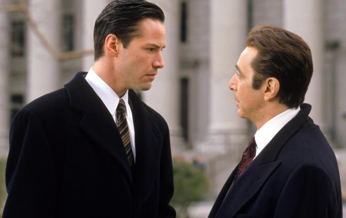 Devil's lawyer tonight on TV cult with Al Pacino and Keanu Reeves