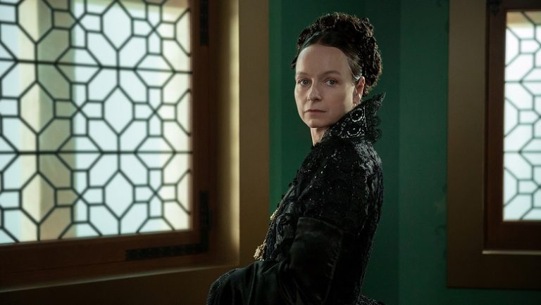 The Serpent Queen Samantha Morton is Caterina de’ Medici in the lively drama period that “plays” with history