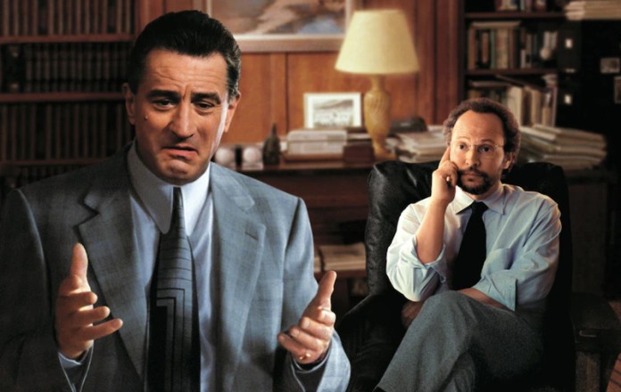Therapy and Bullets, the movie with De Niro and Billy Crystal tonight on TV