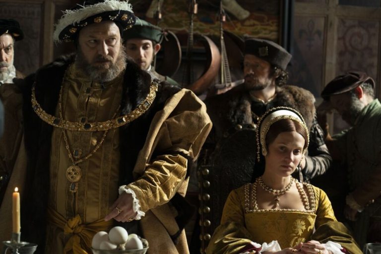 The Last Queen – Firebrand, the film was on TV with Jude Law and Alicia Vikander