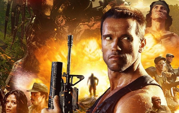 Predator the film with Arnold Schwarzenegger tonight on TV